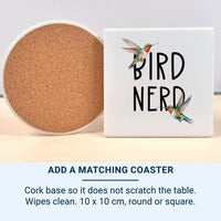Personalised Hummingbird Bird Nerd Ceramic Mug - detail 3
