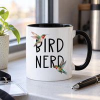 Personalised Hummingbird Bird Nerd Ceramic Mug - detail 7