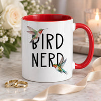 Personalised Hummingbird Bird Nerd Ceramic Mug - detail 8