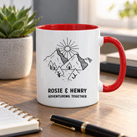 Personalised Mountain Range Ceramic Mug - detail 8