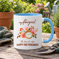 Personalised Retirement Pocket Watch Ceramic Mug - detail 10