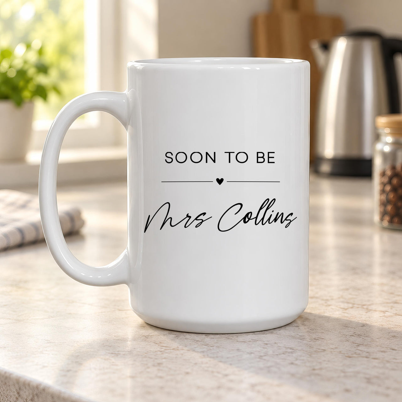 Personalised Engagement Ceramic Mug - detail 12