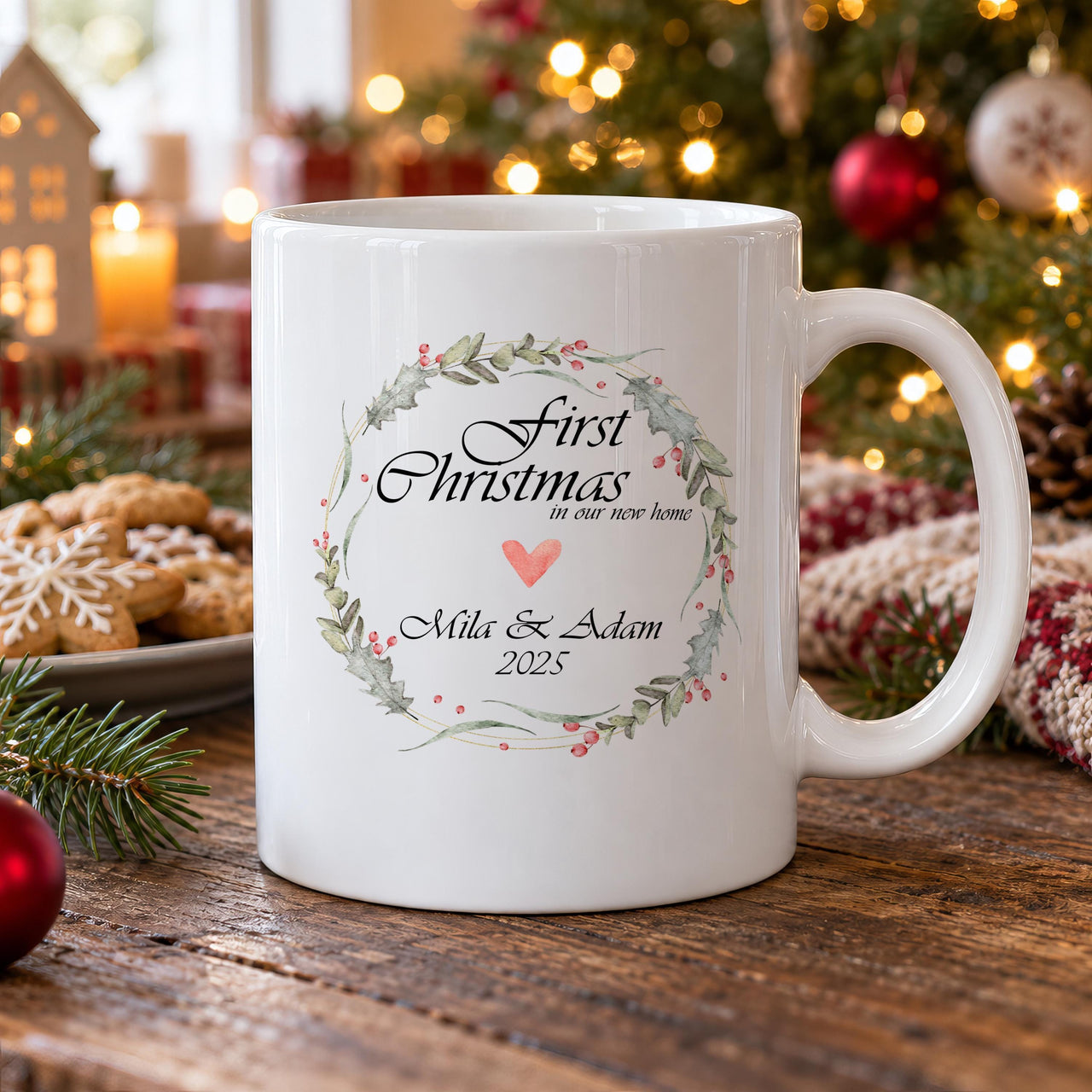 Personalised New Home Ceramic Mug - lifestyle