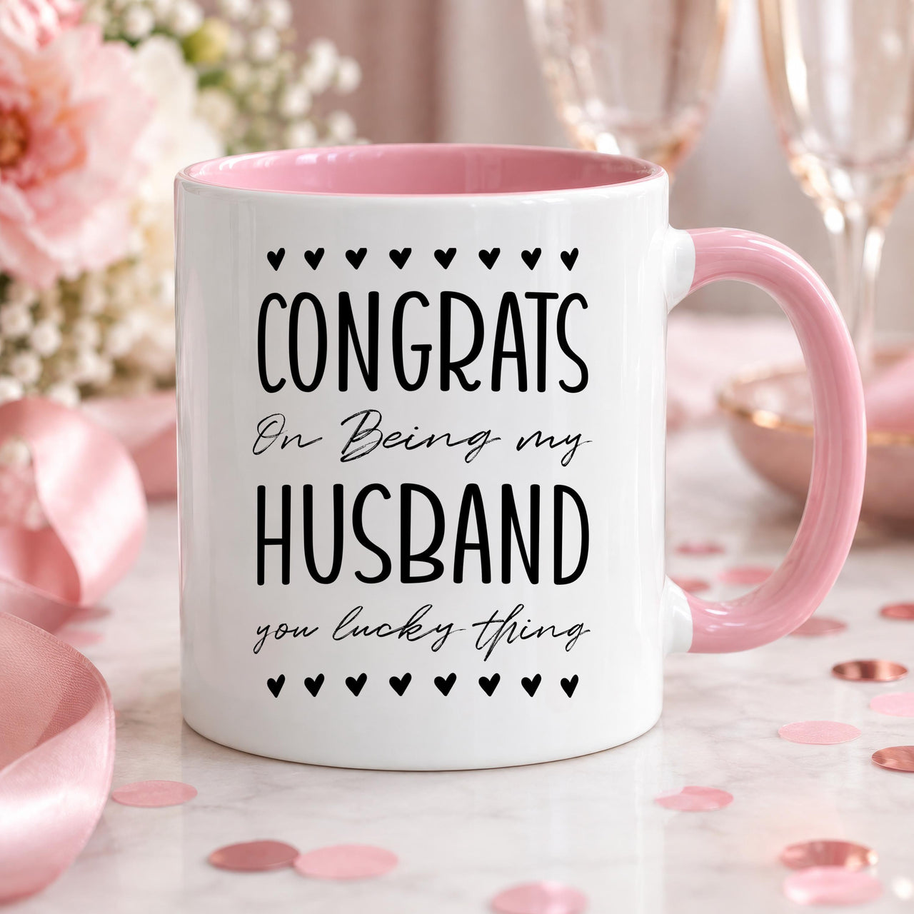 Congrats on Being My Husband Ceramic Mug - detail 8