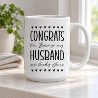 Congrats on Being My Husband Ceramic Mug - detail 12