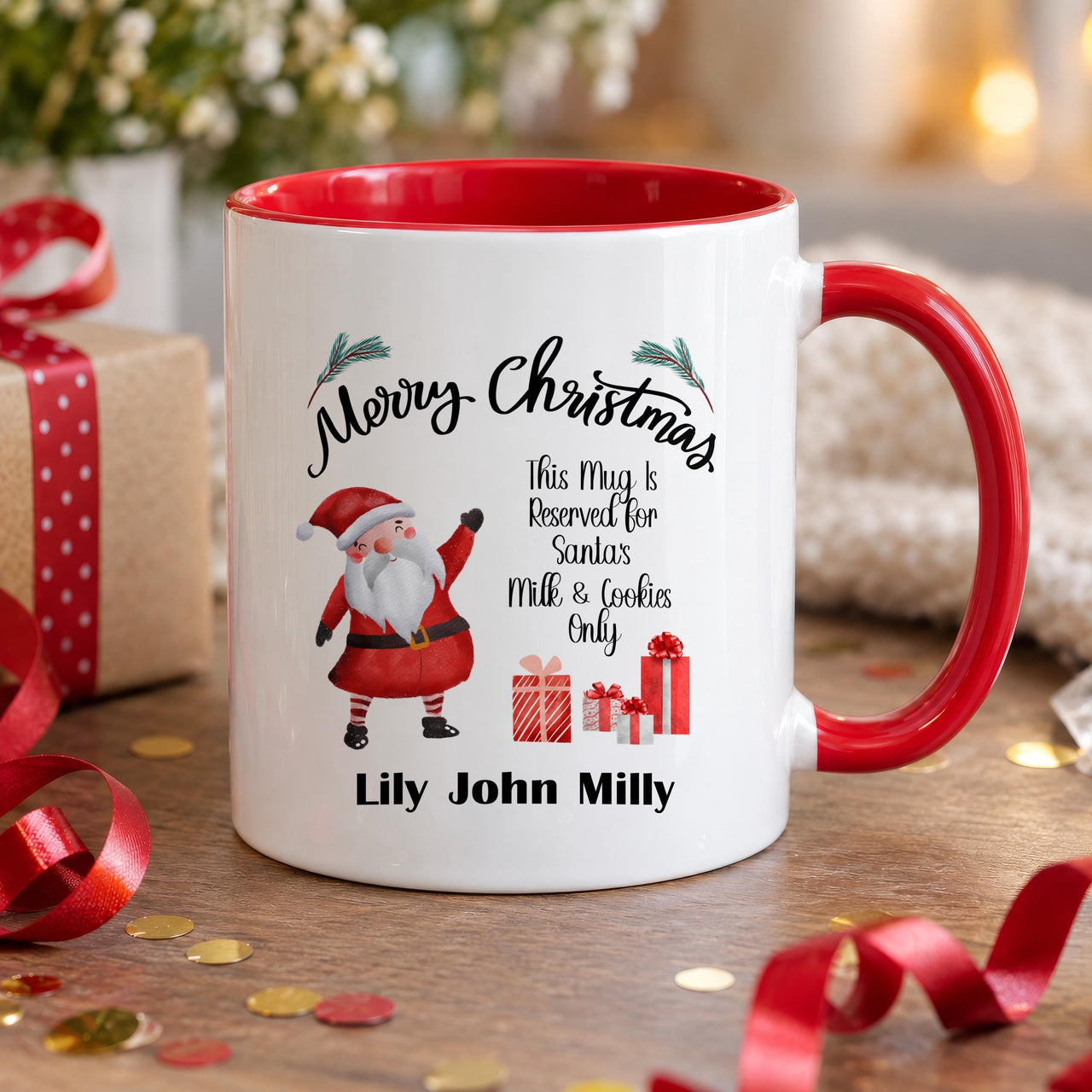 Personalised Family Santa Ceramic Mug - detail 8