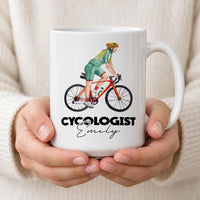 Personalised Cycologist Cyclist Ceramic Mug - detail 13