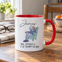 Personalised 75th Birthday Ceramic Mug - detail 8