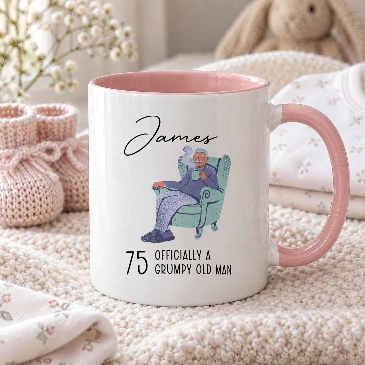 Personalised 75th Birthday Ceramic Mug - detail 9