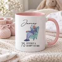 Personalised 75th Birthday Ceramic Mug - detail 9