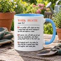 Personalised Work Bestie Ceramic Mug - detail 10