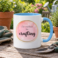 I'd Rather Be Crafting Ceramic Mug - detail 10
