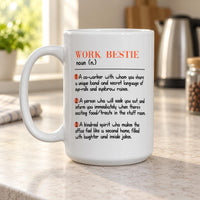 Personalised Work Bestie Ceramic Mug - detail 13