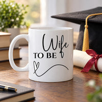 Engagement Husband and Wife To Be Ceramic Mug - lifestyle