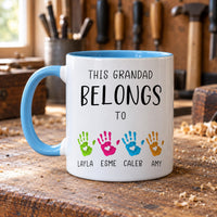 Personalised Grandad Handprint Ceramic Mug - detail 10