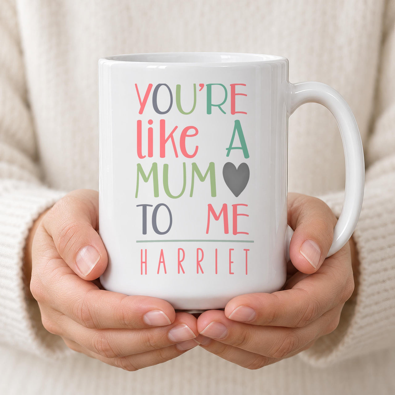 Personalised You're Like a Mum to Me Ceramic Mug - detail 13