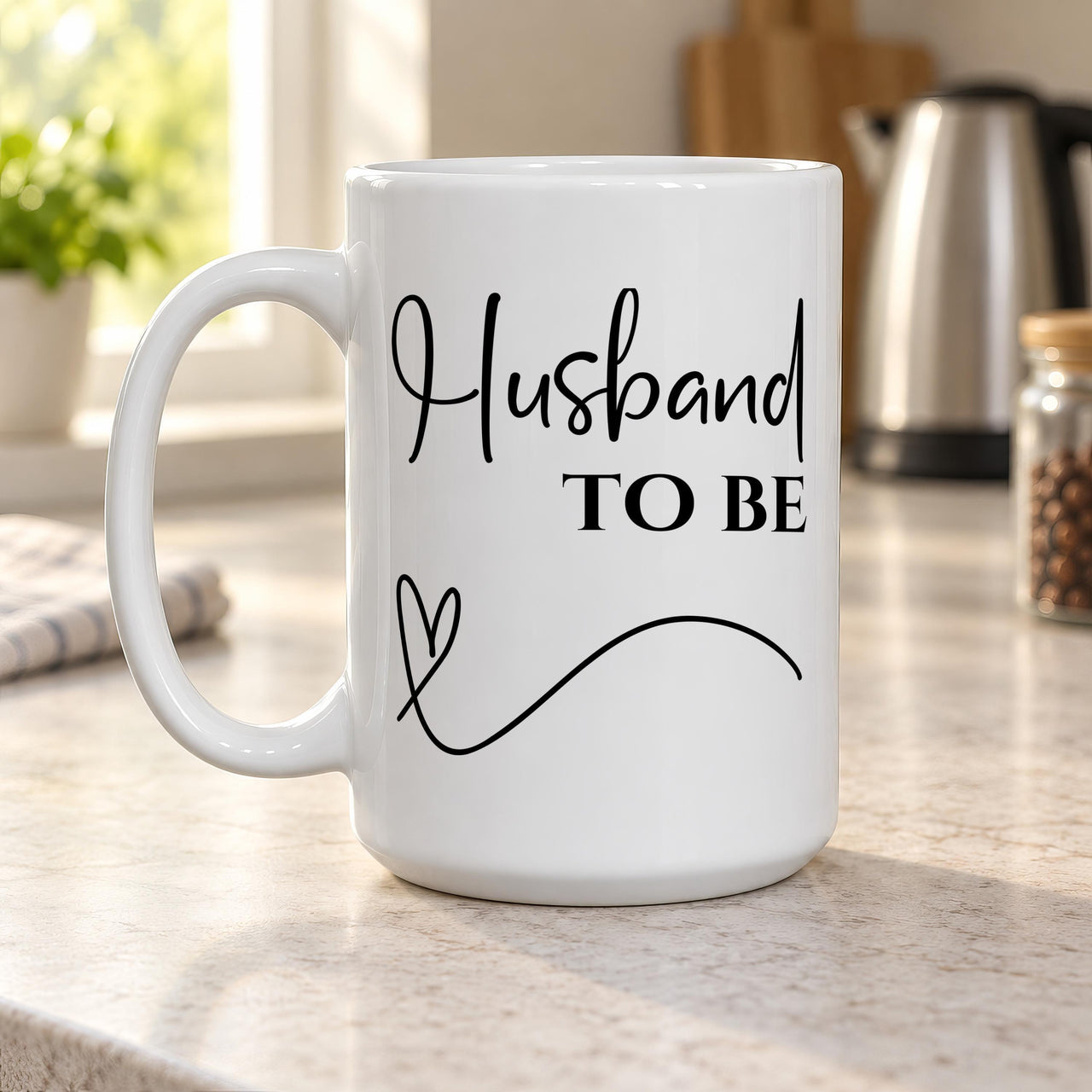 Engagement Husband and Wife To Be Ceramic Mug - detail 14