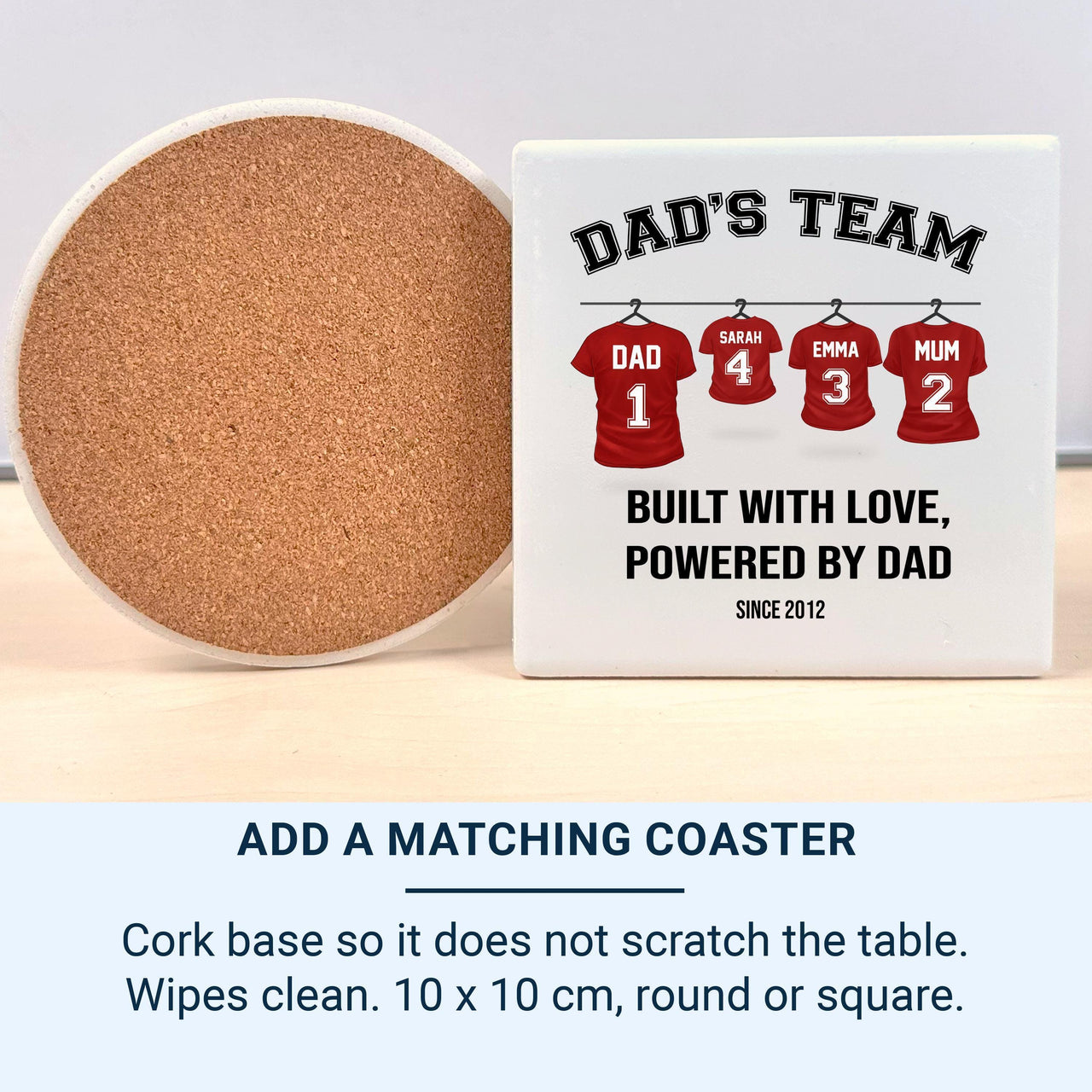 Personalised Dad's Team Ceramic Mug - detail 3