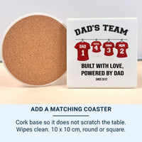 Personalised Dad's Team Ceramic Mug - detail 3