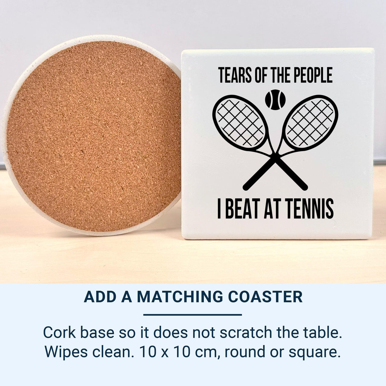 Tears of the People I Beat at Tennis Ceramic Mug - detail 3