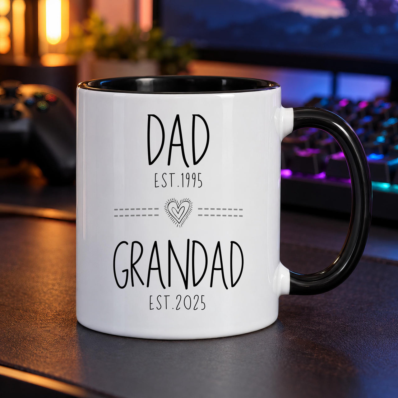 Personalised Dad to Grandad Ceramic Mug - detail 7