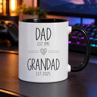 Personalised Dad to Grandad Ceramic Mug - detail 7