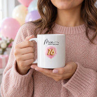Personalised 16th Birthday Balloon Ceramic Mug - detail 6