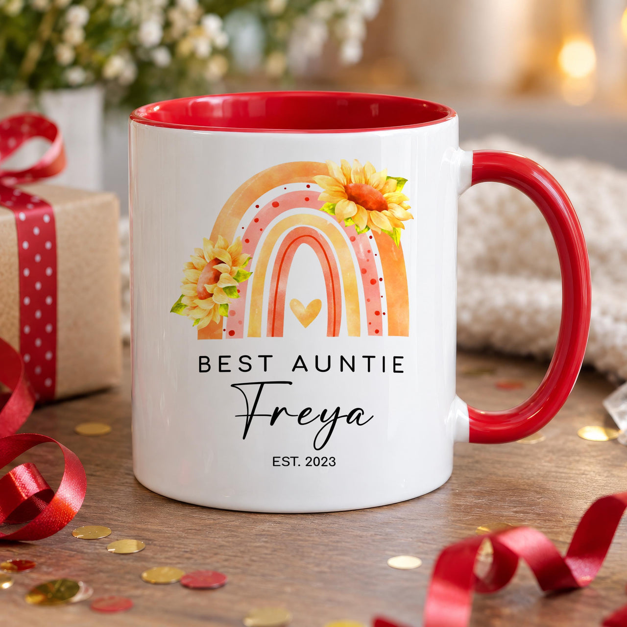 Personalised Aunt Ceramic Mug - detail 8