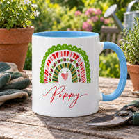 Personalised Christmas Rainbow Ceramic Mug - detail 10