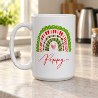 Personalised Christmas Rainbow Ceramic Mug - detail 13