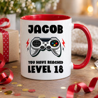 Personalised Level 18 Gamer Ceramic Mug - detail 8