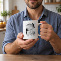 Personalised First Fathers Day Ceramic Mug - lifestyle