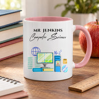 Personalised Computer Science Teacher Ceramic Mug - detail 9