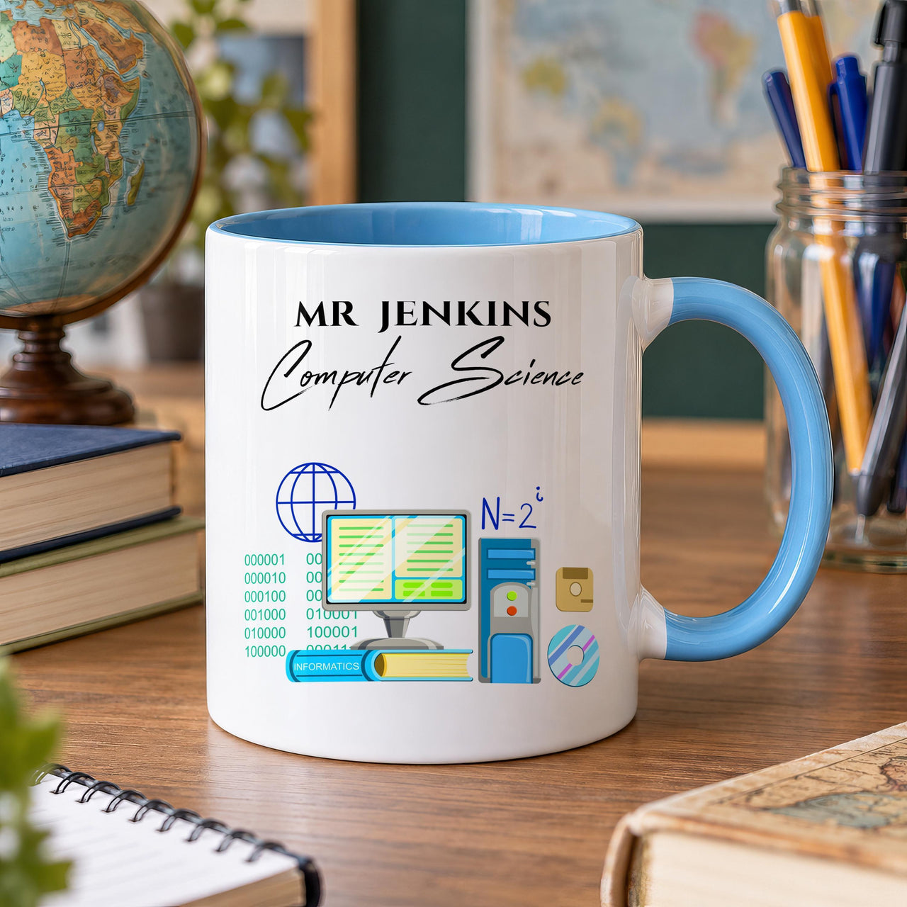 Personalised Computer Science Teacher Ceramic Mug - detail 10