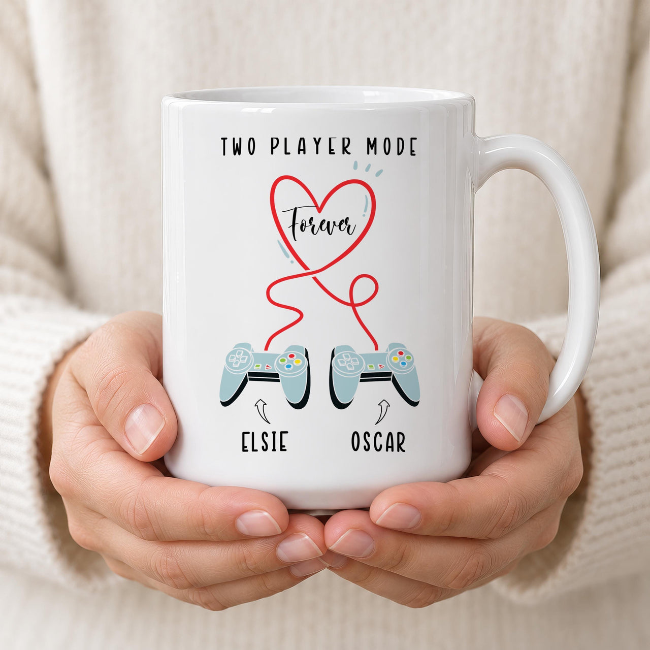 Personalised Two Player Ceramic Mug - detail 13