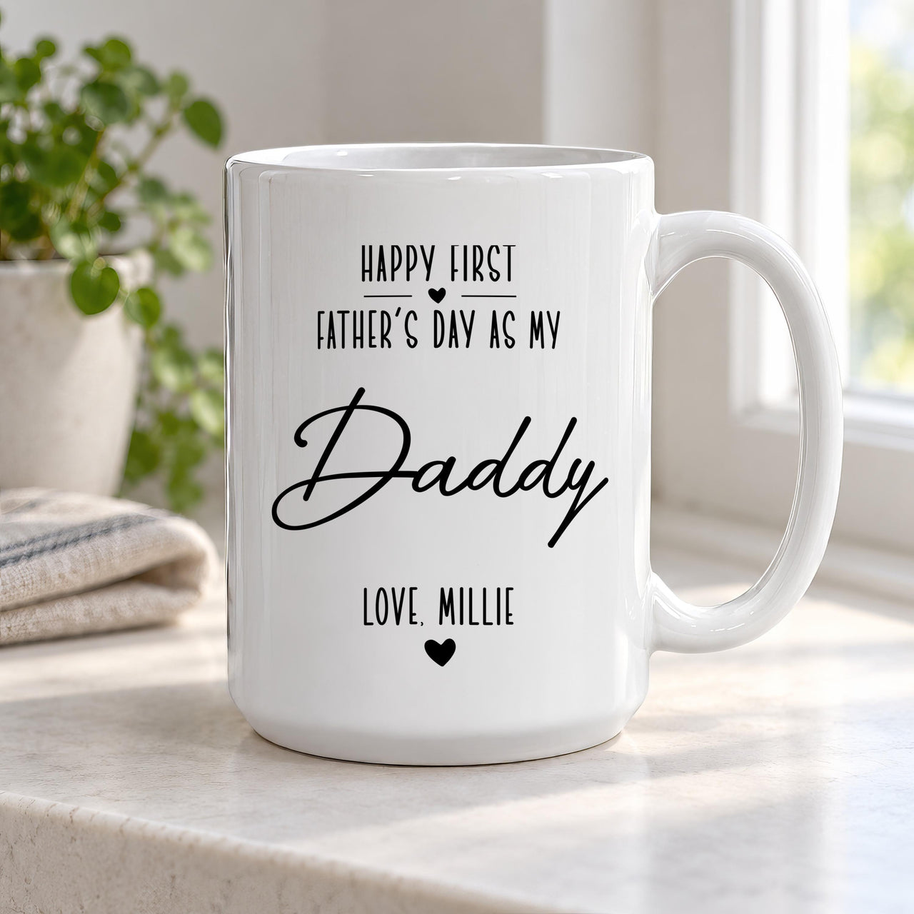 Personalised First Fathers Day Ceramic Mug - detail 13