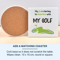 Funny Golf Ceramic Mug - detail 3