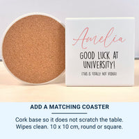 Personalised University Good Luck Message Ceramic Mug - detail 3