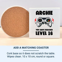 Personalised Level 16 Gamer Ceramic Mug - detail 3