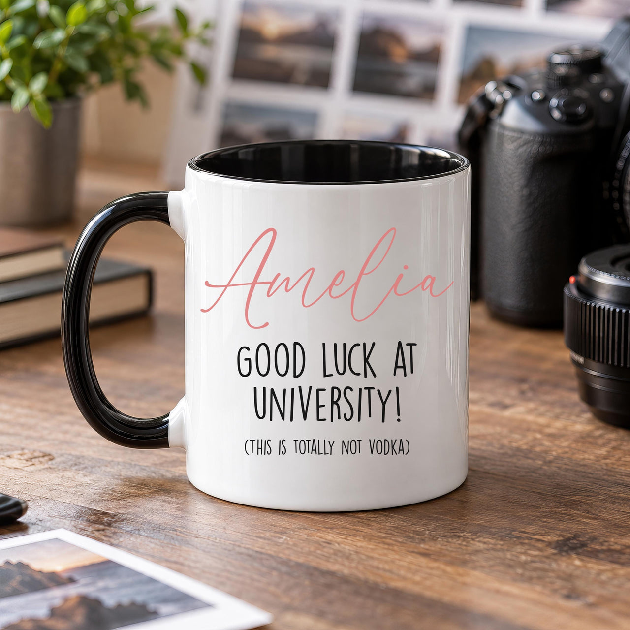 Personalised University Good Luck Message Ceramic Mug - detail 6