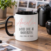 Personalised University Good Luck Message Ceramic Mug - detail 6