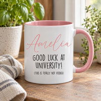 Personalised University Good Luck Message Ceramic Mug - detail 8