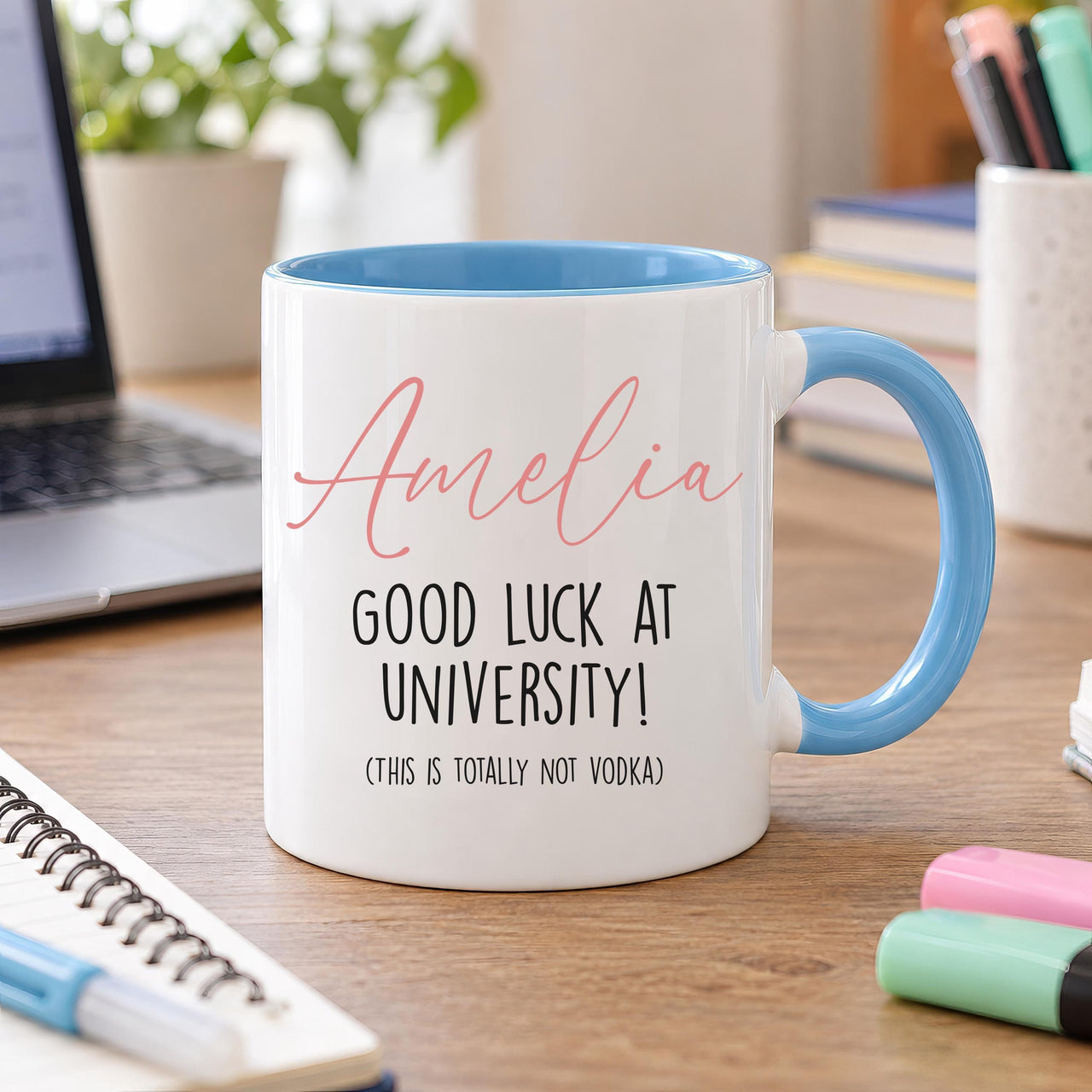 Personalised University Good Luck Message Ceramic Mug - detail 9