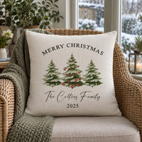 Personalised Christmas Tree Cushion