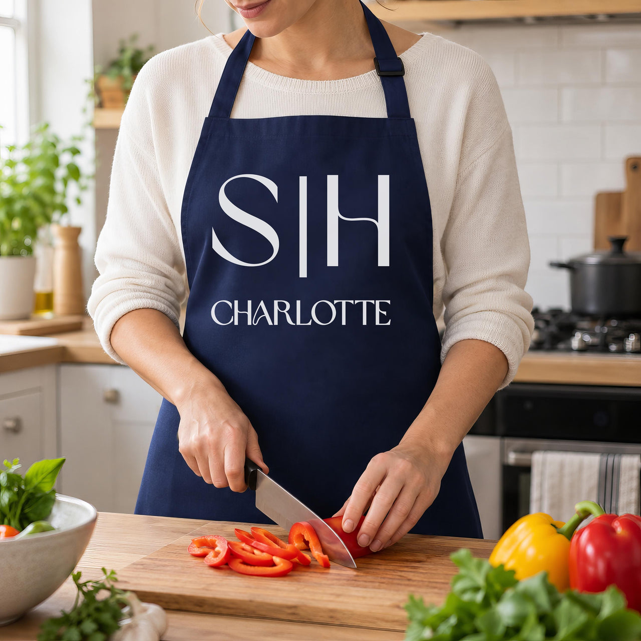 Personalised Monogram Apron
