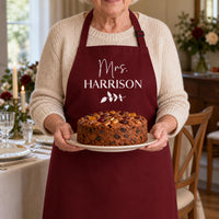 Personalised Mr or Mrs Apron