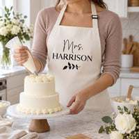 Personalised Mr or Mrs Apron