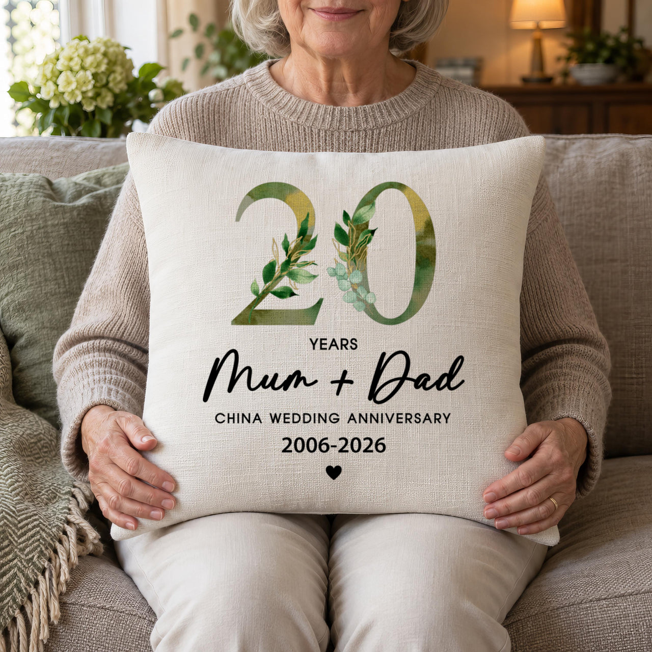 Personalised Elegant Marriage Cushion