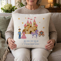 Personalised Princess Castle Cushion