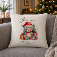 Personalised Cute Bear Cushion